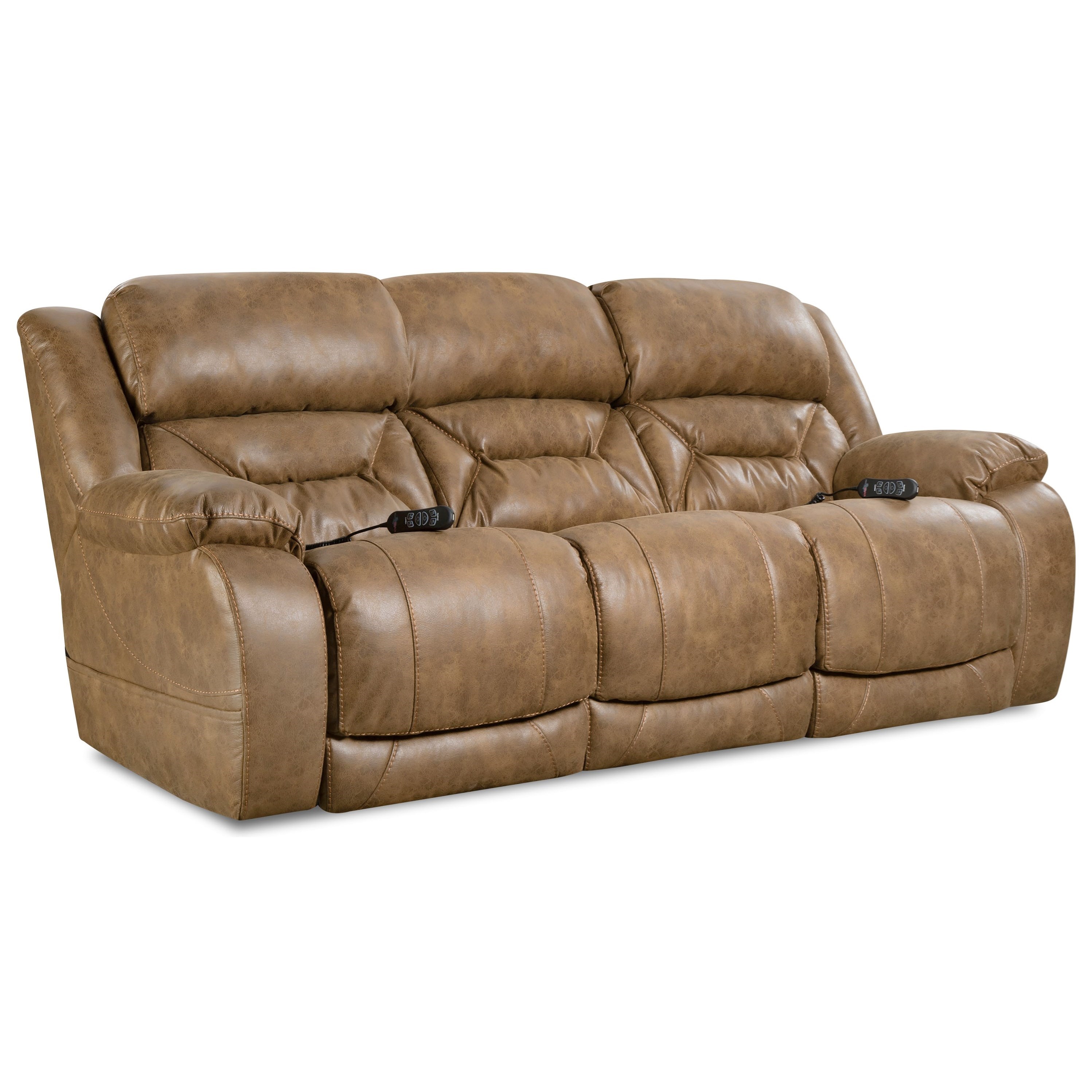 HomeStretch Enterprise 1583715 Casual Power Reclining Sofa with Power